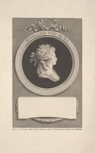 Retrato de Su Alteza Real Madame, Duquesa de Angulema, hija de Luis XVI y Mar..., 1791