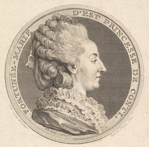 Impresión de una Medalla de Retrato de Fortunée-Marie d