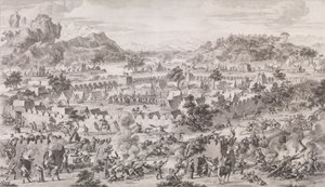 La Batalla de Tonguzluq de Augustin de Saint Aubin