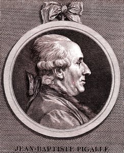 Jean Baptiste Pigalle de Augustin de Saint Aubin