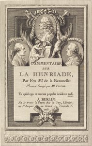 Comentario sobre la Henriada de Augustin de Saint Aubin after Clément Pierre Marillier