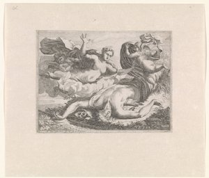 Venus llora por la muerte de Adonis