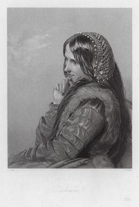 Desdémona, personaje de Otelo (grabado) de Augustus (after) Egg