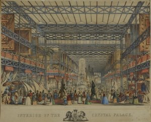 Interior del Palacio de Cristal, 1851