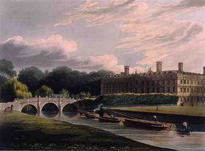 Exterior del Clare Hall, Cambridge, de 