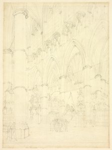 Nave norte, Abadía de Westminster de Augustus Charles Pugin