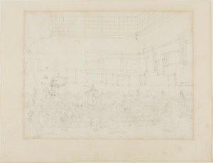 Estudio para la sala de subastas de Christie