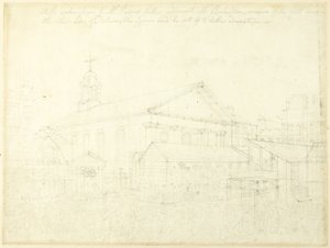 Estudio para el mercado de Covent Garden, Elección de Westminster, de Microcosm of London de Augustus Charles Pugin