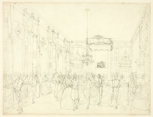 Estudio para sala de dibujo, St. James, de Microcosm of London de Augustus Charles Pugin