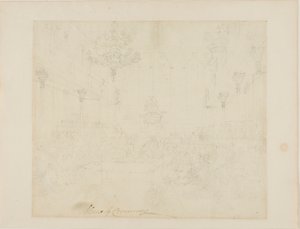 Estudio para la Cámara de los Comunes, de Microcosm of London de Augustus Charles Pugin