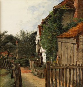 Un jardín de cabaña de Augustus Leopold Egg