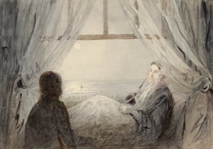 Retrato de Harriet Martineau en un Sofá, 1844