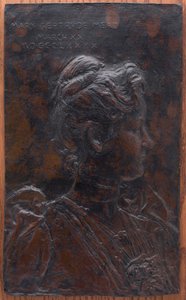 Mary Gertrude Mead (más tarde Mary Gertrude Abbey, 1851) de Augustus Saint Gaudens
