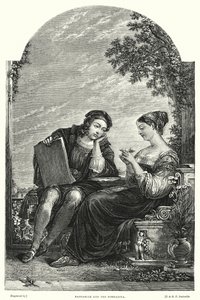 Raffaelle y la Fornarina de Augustus Wall (after) Callcott