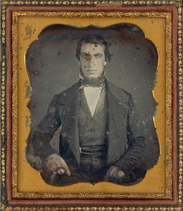 Retrato de hombre,c. 1845 (foto) de Augustus Washington