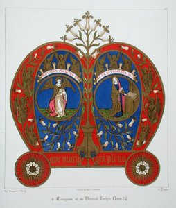 Monograma del nombre de Nuestra Señora Bendita, de 