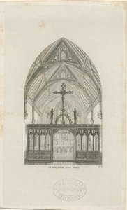 Alton - Interior de la Escuela del Convento de San Juan de Augustus Welby Northmore Pugin