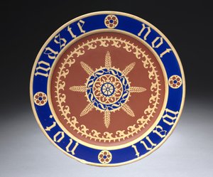 Plato de pan, c.1850 de Augustus Welby Northmore Pugin