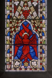 Cristo con Serafines (detalle) de Augustus Welby Northmore Pugin
