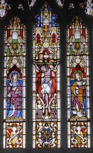 Crucifixión con Santos de Augustus Welby Northmore Pugin