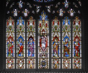 Crucifixión con Santos de Augustus Welby Northmore Pugin