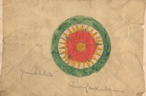 Diseño para una corona de roble y bellota, posiblemente relacionado con los diseños para la silla del orador de Augustus Welby Northmore Pugin