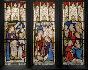 Eventos de la Vida de Cristo y la Virgen María (detalle) de Augustus Welby Northmore Pugin