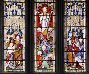 Eventos en la Vida de Cristo (detalle) de Augustus Welby Northmore Pugin