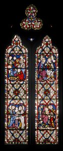 Ventana de la Capilla de la Virgen con Escenas de la Vida de la Virgen, 1851