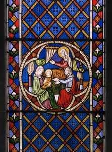 Vida de Santa Ana (detalle) de Augustus Welby Northmore Pugin