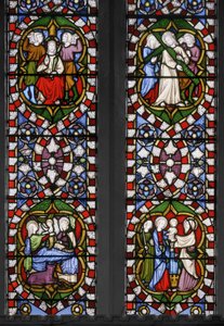 Misterios del Rosario, Ventana Este de la Capilla (detalle)