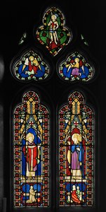 San Agustín y San Gregorio, Ventana Este de la Capilla, c.1844 de Augustus Welby Northmore Pugin