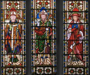 Virgen y Cristo con Santos, Ventana Este (detalle) de Augustus Welby Northmore Pugin