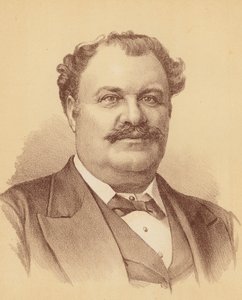 Clarence H Hannell (litografía en color) de Australian School
