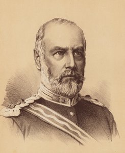 Teniente Coronel Rowe (litografía en color)