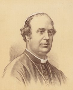 Reverendísimo Roger Bede Vaughan, Arzobispo de Sydney (litografía en color) de Australian School