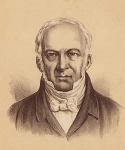 William Cox, Esquire (litografía en color) de Australian School