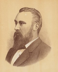 William John Lyne (litografía en color) de Australian School
