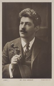 Fritz Kreisler, violinista y compositor austríaco de Austrian Photographer