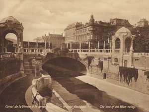 Wien / Vienna: Wiental conclusión (fotografía b/n)