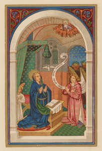 Anunciación B M V (chromolitho) de Austrian School