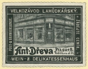Tienda de vinos y delicatessen Anton Dreva, Praga de Austrian School