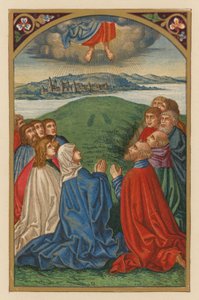 Ascensión D N J Chr (chromolitho) de Austrian School