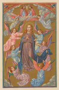 Asunción B de María (cromolito) de Austrian School