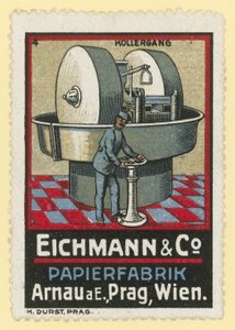 Eichmann & Co fabricantes de papel, Arnau am Elbe, Praga, Viena