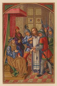 Herodes se burla del Señor (cromolito) de Austrian School
