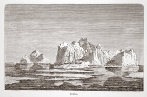 Icebergs, con el Tegetthoff, 1876 de Austrian School
