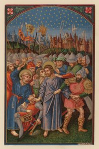 Jesús arrestado por judíos (chromolitho)