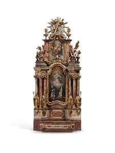 Modelo del altar mayor de la Abadía de San Pedro, Salzburgo, c.1777