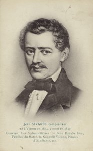 Retrato de Johann Strauss II de Austrian School